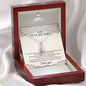 Alluring Beauty Solitaire Necklace to Future Wife | Custom Heart Design