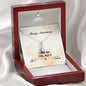 Alluring Beauty Solitaire Anniversary Necklace | Custom Heart Necklace