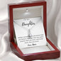 Alluring Beauty Solitaire Necklace for Daughter | Custom Heart Design