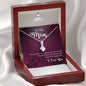Alluring Beauty Solitaire Necklace for Mom | Custom Heart Design