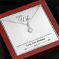 Alluring Beauty Solitaire Necklace for Wife | Custom Heart Design