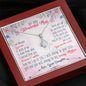 Alluring Beauty Solitaire Necklace for Mom | Custom Heart Design