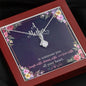 Alluring Beauty Solitaire Necklace for Mother | Custom Heart Design