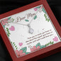 Alluring Beauty Solitaire Necklace for Mom | Custom Heart Design