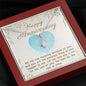 Alluring Beauty Solitaire Necklace for Wife | Custom Heart Design
