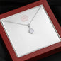 Alluring Beauty Solitaire Necklace | Custom Heart Design