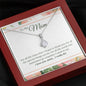 Alluring Beauty Solitaire Necklace for Mom | Custom Heart Design