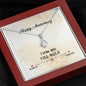 Alluring Beauty Solitaire Anniversary Necklace | Custom Heart Necklace