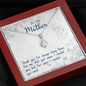 Alluring Beauty Solitaire Necklace for Mother | Custom Heart Design