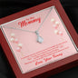 Alluring Beauty Solitaire Necklace for New Mom | Custom Heart Design