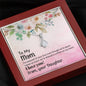 Alluring Beauty Solitaire Necklace for Mom | Custom Heart Design