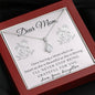 Alluring Beauty Solitaire Necklace for Mom | Custom Heart Design