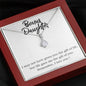Alluring Beauty Solitaire Necklace for Daughter | Custom Heart Design