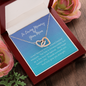 Remembrance Mom Interlocking Hearts Necklace | Custom Heart Design