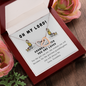 Oh my Lord Granddaughter-Eloise Interlocking Heart Necklace - Custom Heart Design