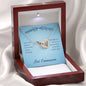 First Communion-Interlocking Hearts Necklace | Custom Heart Design