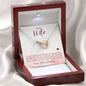 Sentimental Interlocking Hearts Necklace for Wife | Custom Heart Design