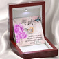 Sentimental Interlocking Hearts Necklace for Sister | Custom Heart Design