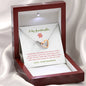 Interlocking Hearts Necklace for Granddaughter | Custom Heart Design
