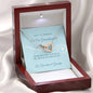 First Communion Interlocking Hearts Necklace | Custom Heart Design