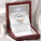 Interlocking Hearts Necklace for Daughter | Custom Heart Design