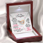 I love and support you, From Mom. - Custom Heart Design