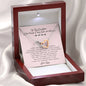 Sentimental Meaningful Interlocking Hearts Necklace for Daughter | Custom Heart Design