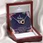 Sentimental Interlocking Hearts Necklace for Mom | Custom Heart Design