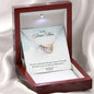 Interlocking Hearts Necklace for Bonus Mom | Custom Heart Design