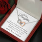 Interlocking Hearts Necklace for Daughter | Custom Heart Design