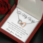 Interlocking Hearts Necklace for Wife | Custom Heart Design