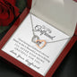 Interlocking Hearts Necklace for Girlfriend | Custom Heart Design