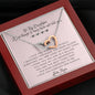 Sentimental Meaningful Interlocking Hearts Necklace for Daughter | Custom Heart Designn