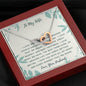 Sentimental Interlocking Hearts Necklace for Wife | Custom Heart Design