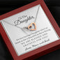 Interlocking Hearts Necklace for Daughter | Custom Heart Design