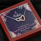 Sentimental Interlocking Hearts Necklace for Mom | Custom Heart Design