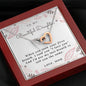 Interlocking Hearts Necklace for Daughter | Custom Heart Design