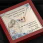 Interlocking Hearts Necklace for Sister | Custom Heart Design
