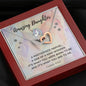 Interlocking Hearts Necklace for Daughter | Custom Heart Design