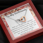 Interlocking Hearts Necklace for Girlfriend | Custom Heart Design