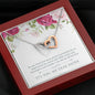 Sentimental Interlocking Hearts Necklace | Custom Heart Design