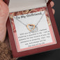 Interlocking Hearts Necklace for Girlfriend | Custom Heart Design