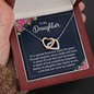 Mother & Daughter Interlocking Hearts Necklace | Custom Heart Design