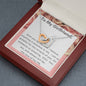 Interlocking Hearts Necklace for Girlfriend | Custom Heart Design