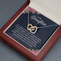 Mother & Daughter Interlocking Hearts Necklace | Custom Heart Design