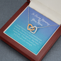 Remembrance Mom Interlocking Hearts Necklace | Custom Heart Design