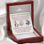 Sentimental Love Knot Necklace for Grandma | Custom Heart Design