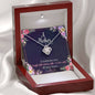 Love Knot Necklace for Mom | Custom Heart Design