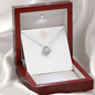 Love Knot Necklace-Custom Heart Design