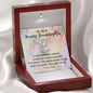 Sentimental Love Knot Necklace For Granddaughter | Custom Heart Design